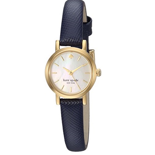 kate spade new york Women's 1YRU0456 Tiny Metro Watch with Leather Band, Only $82.98, You Save $92.02(53%)