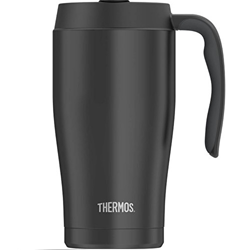 Thermos 22 Ounce Vacuum Insulated Stainless Steel Mug, Black, Only$15.19