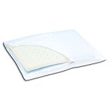 Sleep Innovations 2-in-1 Ventilated Memory Foam and Fiber Fill Pillow with 100% Cotton Cover, Made in the USA with a 5-year Warranty - Standard Size $11.06