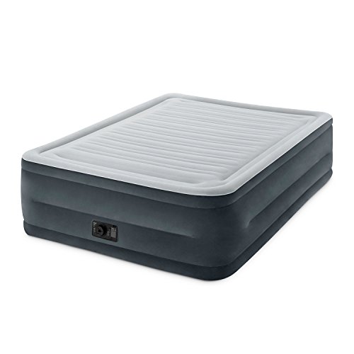 Intex Comfort Plush Elevated Dura-Beam Airbed with Built-in Electric Pump, Bed Height 22