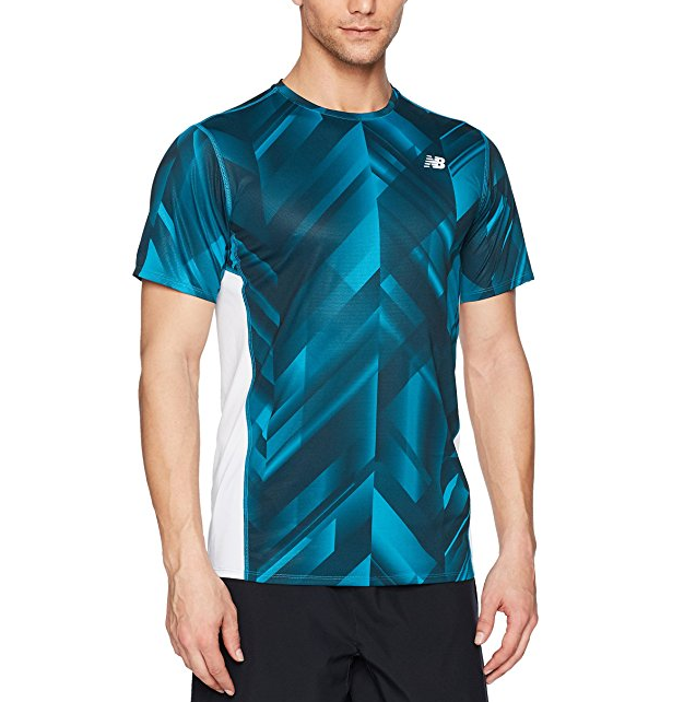 New Balance Mens Accelerate Short sleeve Graphic Top only $15.54