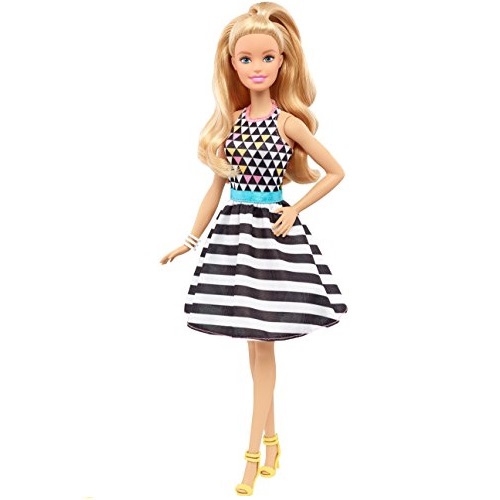 Barbie Girls Fashionistas 46 Black & White Stripes Doll, Only $7.94