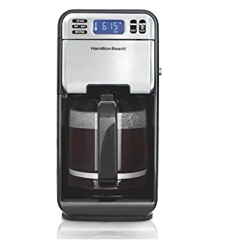 Hamilton Beach (46205) Coffee Maker, Programmable with 12 Cup Capacity, Stainless Steel, Only $28.99, free shipping