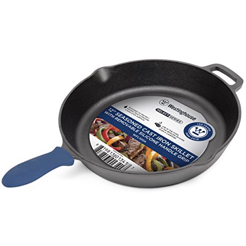 Westinghouse WFL100A Series Seasoned Cast Iron 12-Inches Skillet, Only $8.76