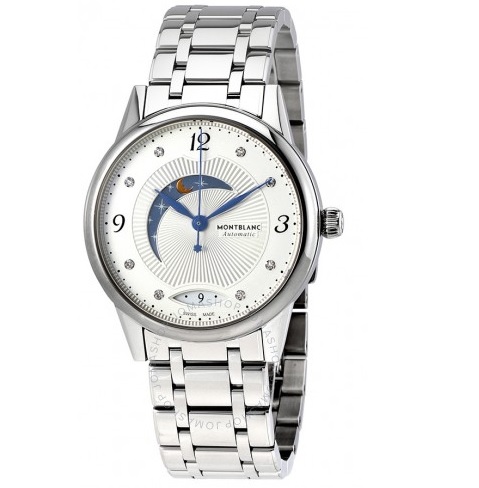 Montblanc Boheme Day and Night Silvery White Dial Ladies Watch Item No. 112501, only $1,897.00, free shipping after using coupon code