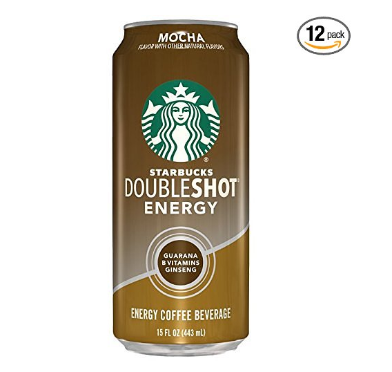 Starbucks Doubleshot Energy Coffee, Mocha, 15 Ounce Cans, 12 Count only $15.5