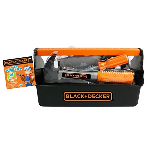 史低價！Black Decker 兒童玩具工具箱，原價$15.00，現僅售$6.89