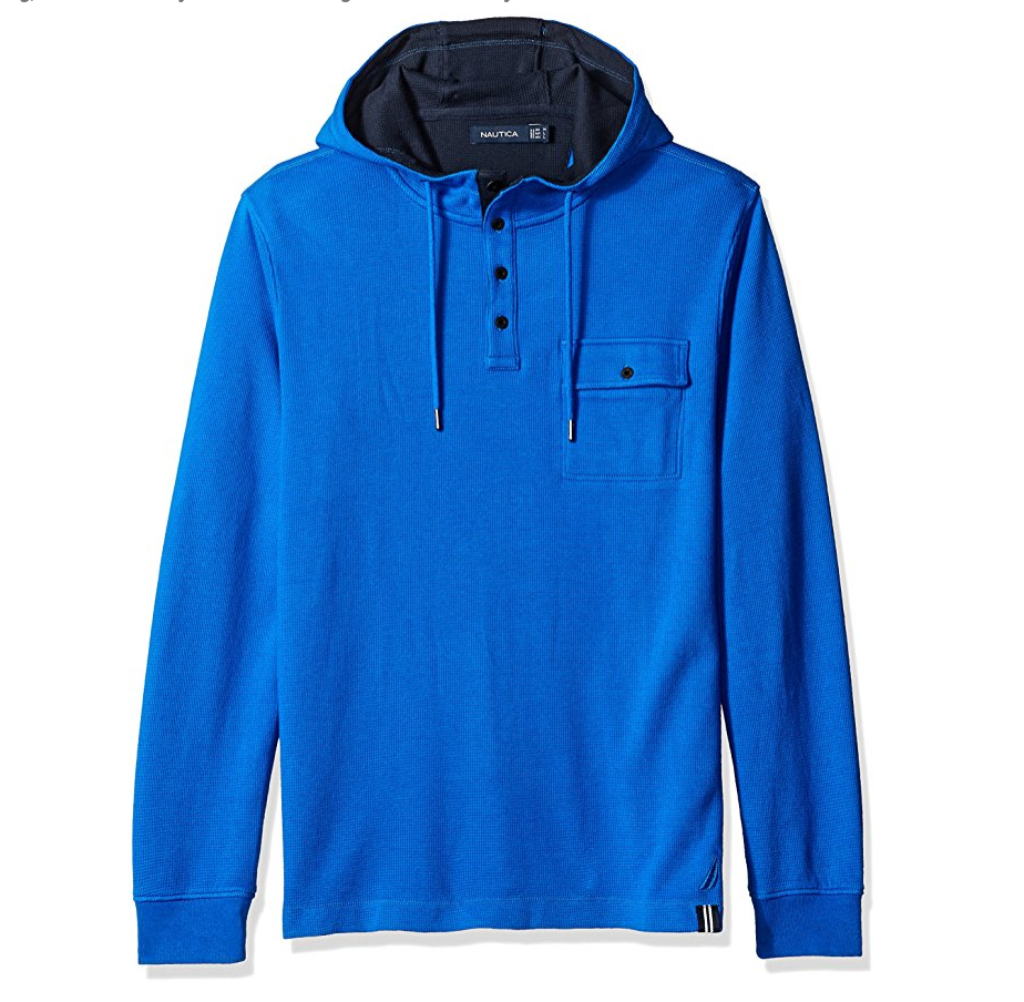 Nautica Men's Slim Fit Hooded Henley Shirt only $35.99