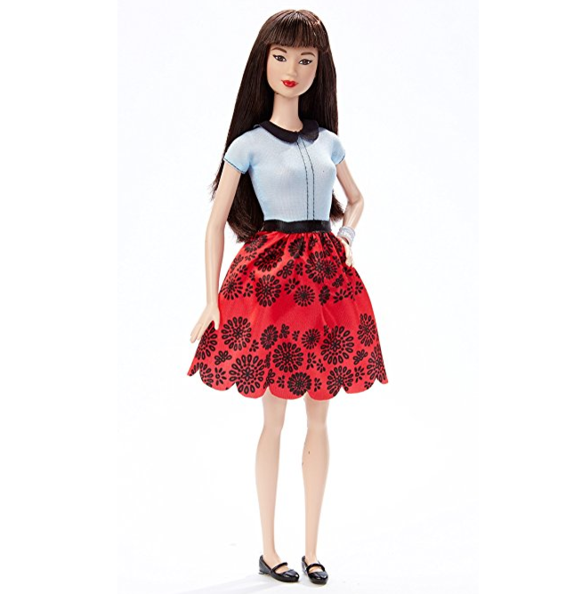 17年新款，Barbie Fashionistas 19 芭比 時尚達人系列娃娃, 現僅售$8.95