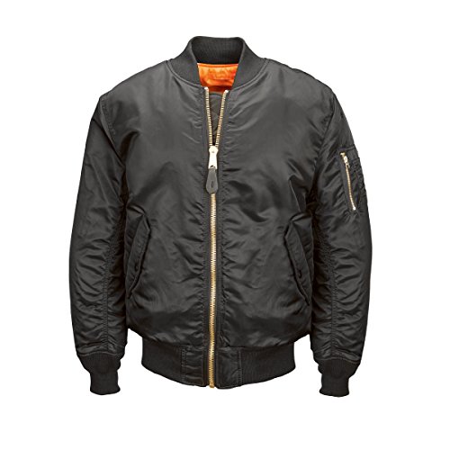 Alpha Industries Men's MA-1 Blood Chit Flight Bomber Jacket,   Only $73.91, free shipping