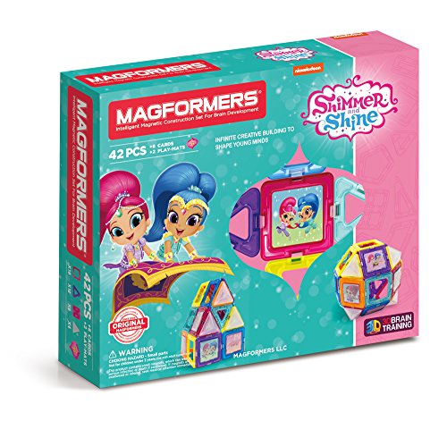 史低價！ Magformers 半透明 3D 磁性建築玩具42片裝，原價$49.99，現僅售$22.49