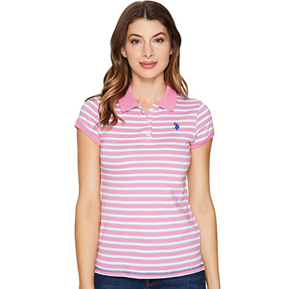 6PM:  U.S. Polo Assn 女士Polo衫 雙色可選, 原價$28, 現僅售$12.99