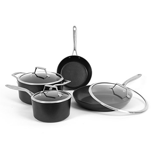 TECHEF - Onyx Collection Nonstick Cookware Set, with New TEFLON™ Platinum Non-Stick Coating (PFOA Free), 7-Piece, Only $59.99, free shipping