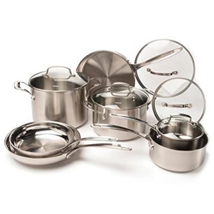 Deal of the Day：CUISINART 12-Piece Stainless Steel Cookware Set $116.99（with free shiping）