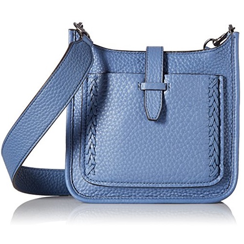 Rebecca Minkoff Mini Unlined Feed Bag with Whipstich, Azure, Only $77.70, free shipping