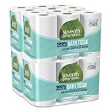 Seventh Generation Toilet Paper, Bath Tissue, 100% Recycled Paper, 48 Rolls $20.68
