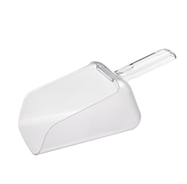 Rubbermaid Commercial FG9F7600CLR Bouncer Contour Scoop for Ingredient Bins, 64-Ounce, Clear only $2.33