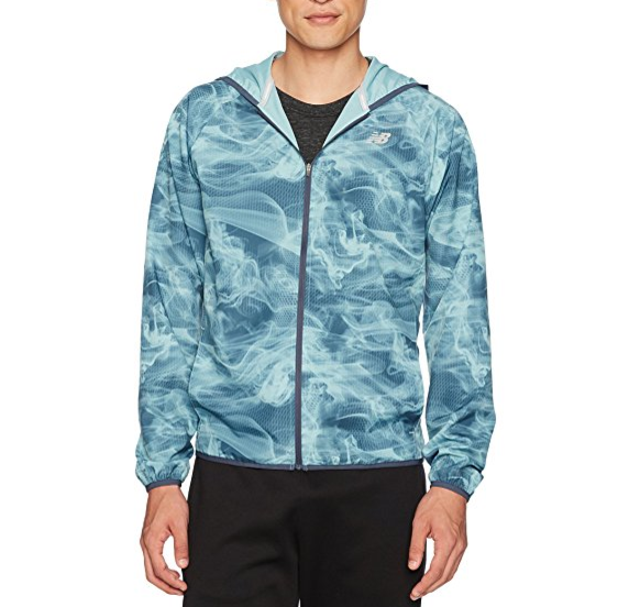 New Balance Mens Printed Windcheater Jacket only $20.00
