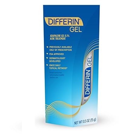 Differin Adapalene Gel 0.1% Prescription Strength Retinoid Acne Treatment (up to 30 Day supply), 15 gram, Only $9.63, free shipping after clipping coupon and using SS