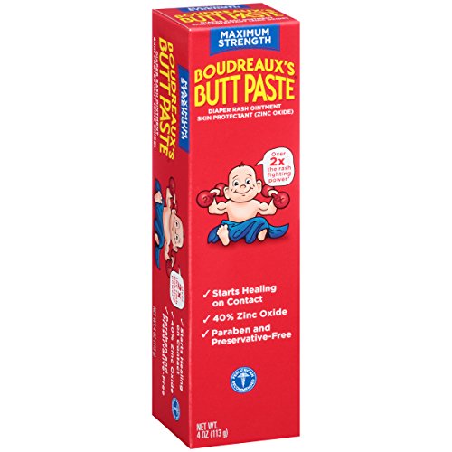 Boudreaux's Butt Paste Diaper Rash Ointment - Maximum Strength - Contains 40% Zinc Oxide - 4 Ounce, Only $5.51, free shipping after clipping coupon and using SS