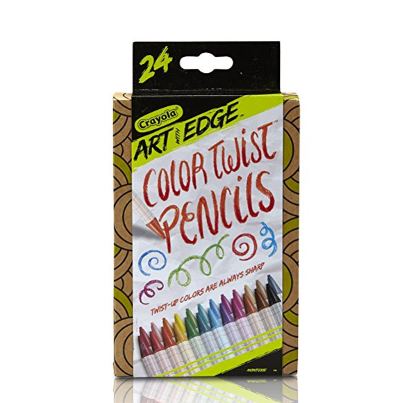 Crayola 藝術彩色鉛筆 24隻裝, 現僅售$6.99