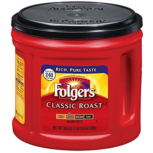 Folgers 經典咖啡，30.5oz，原價$7.49，現僅售$6.99