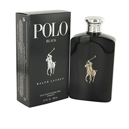 史低价！Polo Black by Ralph Lauren 黑马球男士淡香水，6.7oz，原价$122.00，现仅售$54.99，免运费