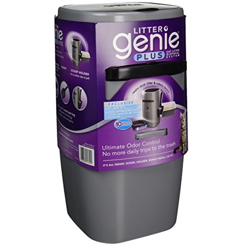 Litter Genie Plus 无臭猫砂垃圾桶系统，现点击coupon后仅售 $11.24，免运费