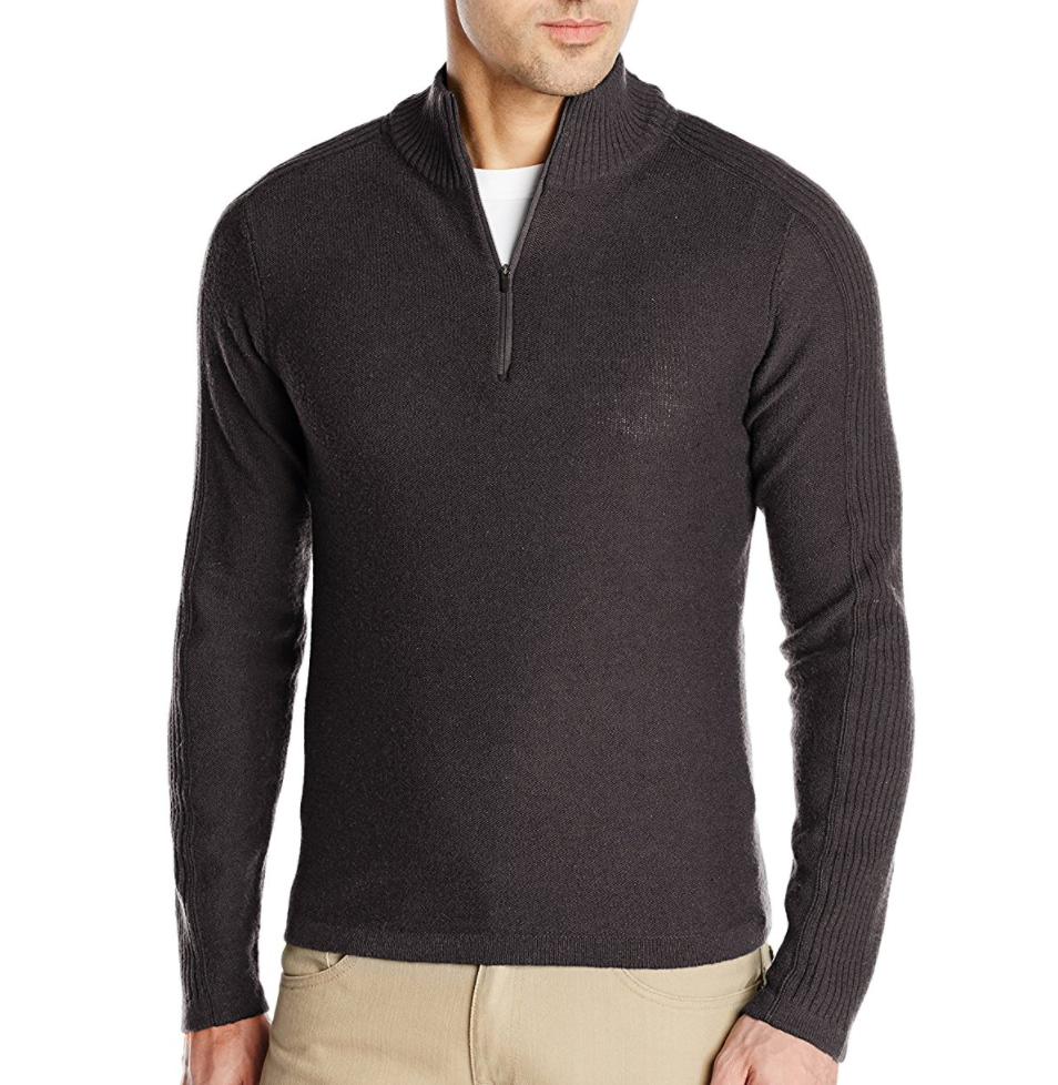 Royal Robbins Men'sFireside Wool 1/4 Zip Sweater only $20.40