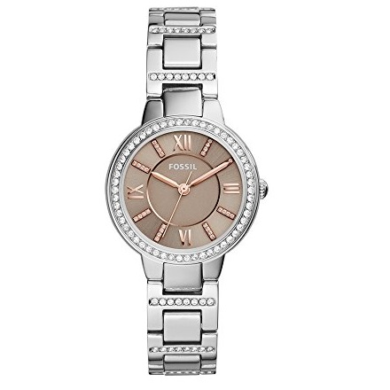 Fossil Women's ES4147 Virginia Three-Hand Stainless Steel Watch, Only $57.98, free shipping