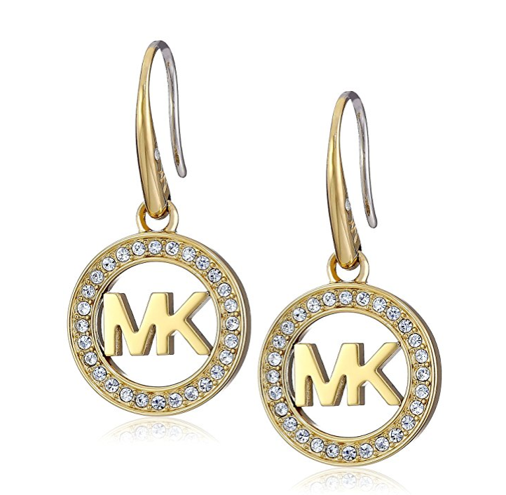 Michael Kors MK Logo Drop Earrings only $51.94