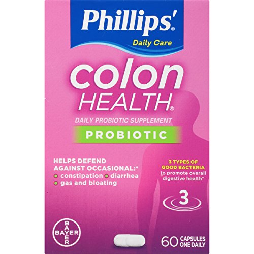 Phillips' Colon Health Daily Probiotic Supplement, 60 Count, Only$9.94, free shipping after clipping coupon and using SS