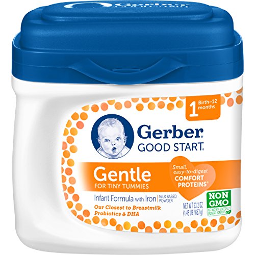 Gerber Good Start Gentle Non-GMO Powder Infant Formula, Stage 1, 23.2 Ounce (Pack of 6), Only $100.13, free shipping after clipping coupon and using SS