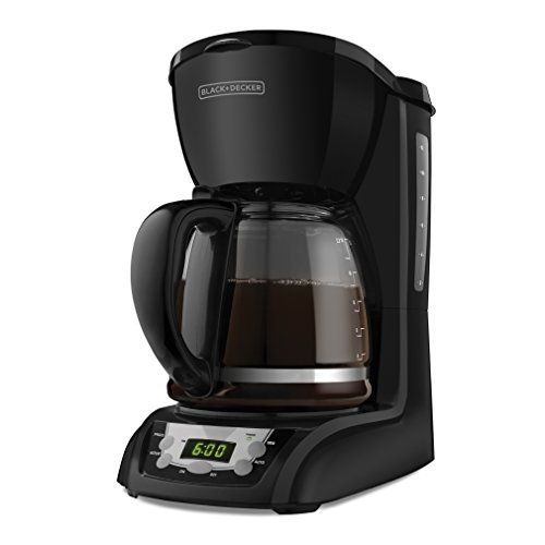 BLACK+DECKER 12-Cup Programmable Coffeemaker, Black, DLX1050B, Only $17.19 after clipping coupon