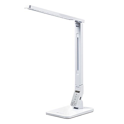 Etekcity LED Desk Lamp, Dimmable LED Lamp with 5V/1.5A USB Charging Port, 4 Lighting Mode with 5 Brightness Levels, Touch Control Table Lamp, Memory Function, 11W, Only $35.99