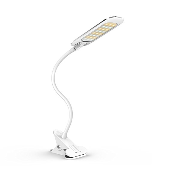 OxyLED OxyRead T34可调光LED护眼台灯（白色），原价 $29.99，现仅售 $15.29
