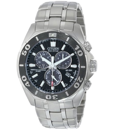 Citizen Men's BL5440-58E The Signature Collection Eco-Drive Perpetual Calendar Chronograph Watch, Only $335.24, free shipping