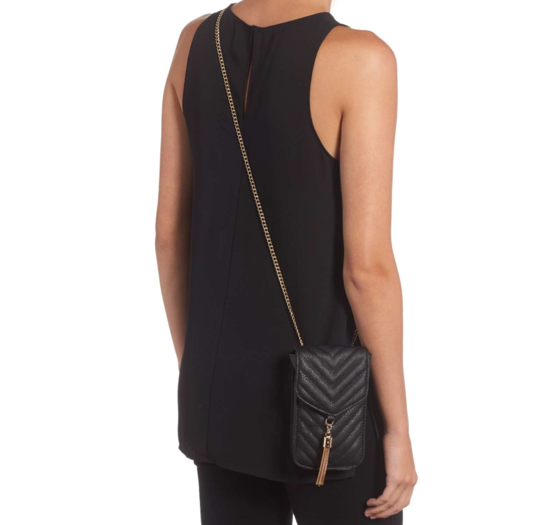Nordstrom : Quilted Faux Leather Phone Crossbody Bag only $6.97