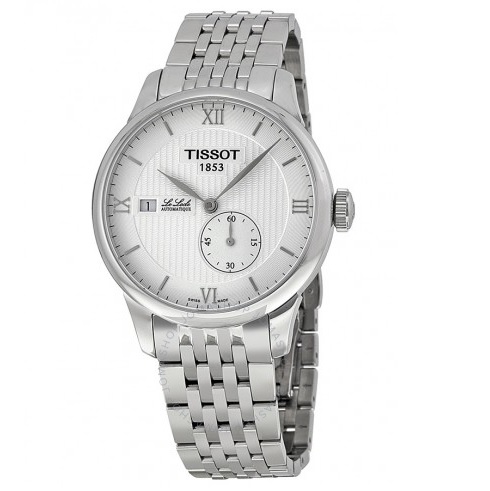 TISSOT Le Locle Automatic Silver Dial Stainless Steel Men's Watch Item No. T0064281103800, only $329.99, free shipping after using coupon code
