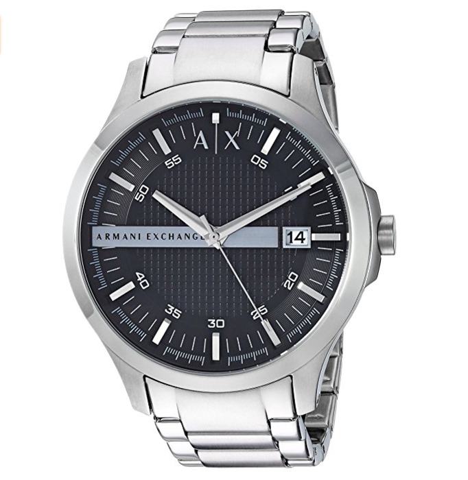 Armani Exchange Men's AX2103 Silver Watch only $86.98