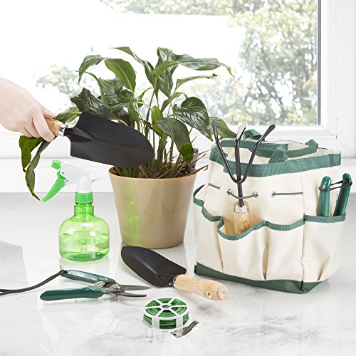 Pure Garden 75-08002 8 Piece Garden Tool and Tote Set, Only $6.57