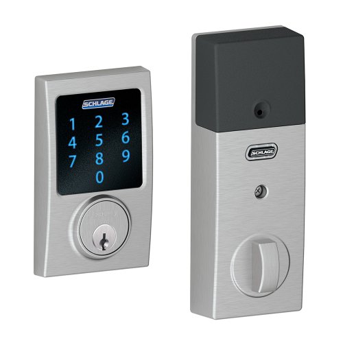 史低价！Schlage Connect家用带警铃密码锁，原价$431.00，现仅售$115.50 ，免运费！