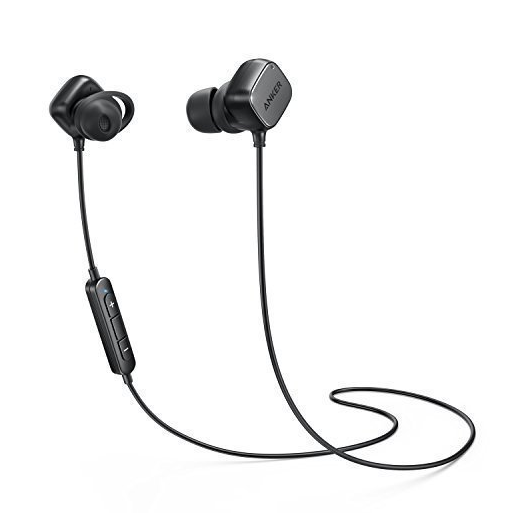 Wireless Headphones, Anker SoundBuds Tag In-Ear Bluetooth Earbuds Smart Magnetic Headphones with aptX Technology, CVC 6.0 Noise Cancellation, 6 Hour Playtime — Bluetooth 4.1 Headset with Mic $19.99