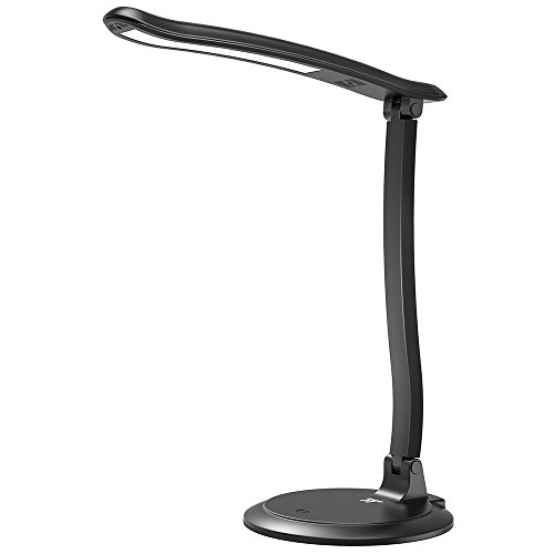 TaoTronics Eye-Care Desk Lamp for Kids - Easy One-Touch Operation Table Lamps Dimmable Brightness, Adjustable Arm, LED Panel, Only $9.99