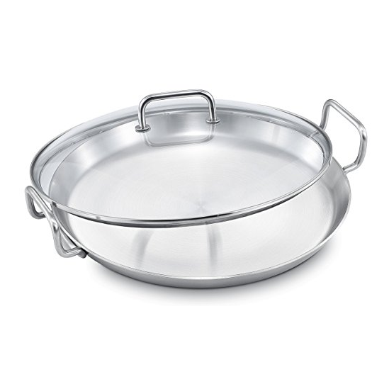 SERAFINO ZANI IHC 智能恆溫煎鍋 不鏽鋼烤盤 32cm，原價 $169.00，現僅售 $145.00，免運費
