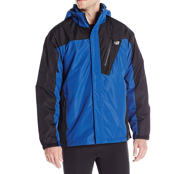 New Balance Men's 2 Tone Laminated Polyester Systems Jacket only $25.61