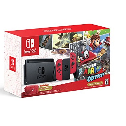 預售！Nintendo任天堂 Switch 32GB 《超級馬里奧：奧德賽》限定版，現僅售$379 99，免運費