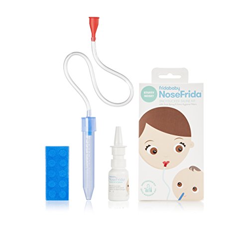 史低價！FridaBaby Nosefrida 嬰幼兒鼻涕吸出器 + 鹽水套裝，原價$19.99，現僅售$14.99