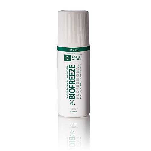 Biofreeze Professional Pain Reliever Gel, Longer Lasting Topical Analgesic Cream for Enhanced Relief of Arthritis, Muscle, & Joint Pain, NSAID Free Cold Therapy Roll-On 3 Ounce, Only $9.73