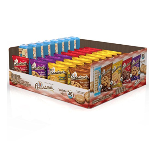 Grandma's Cookies Variety Pack, 36 Count only $11.88